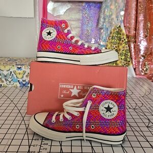 Converse High Top - Woven Satin Ribbon - W6.5